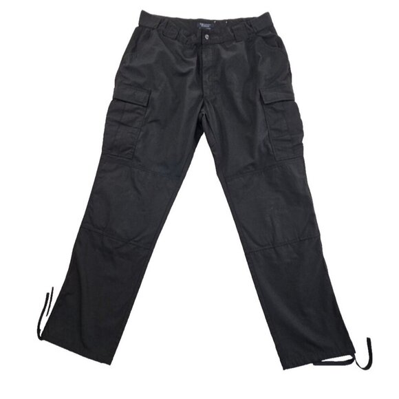 5.11 Tactical Men's TDU Adjustable Work Pants 74003 Black 2X-Large W43-47 L32 - Picture 1 of 15